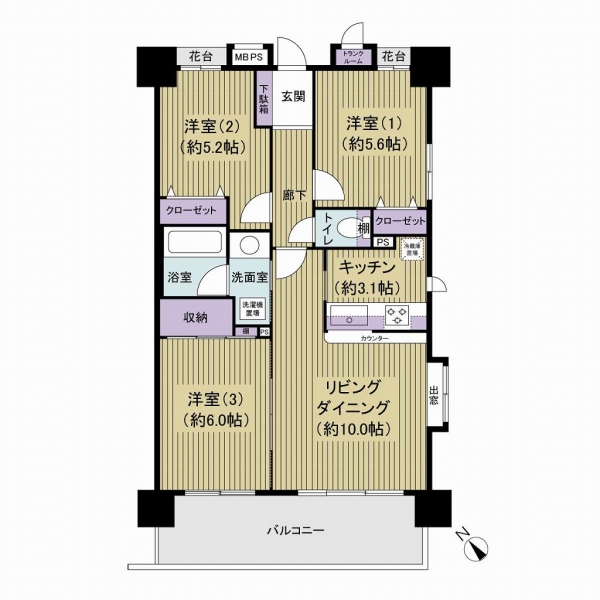 各居室に豊富な収納あり