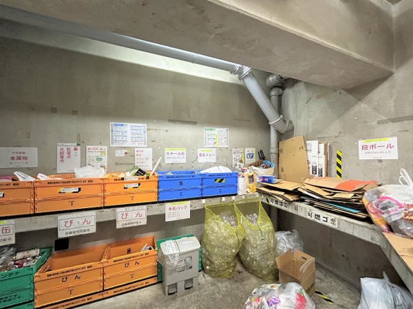 24時間利用可能なごみ置き場