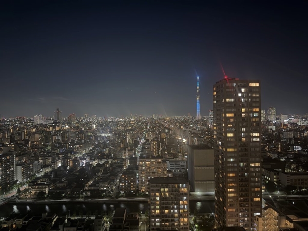 北側眺望（夜）