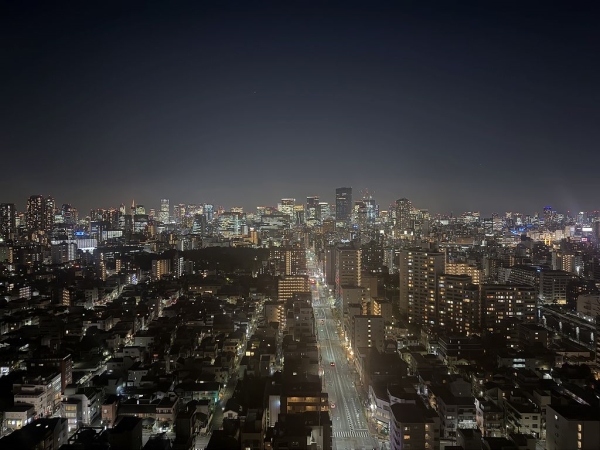 西側眺望（夜）