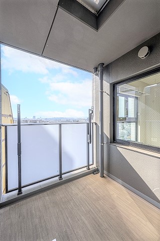 奥行のあるバルコニー♪