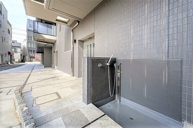 ペットの足洗い場♪