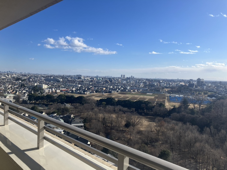【住戸からの眺望】19階部分・高層階ならではの開放的な景色を楽しめます。※眺望は将来に渡って保証するものではありません。