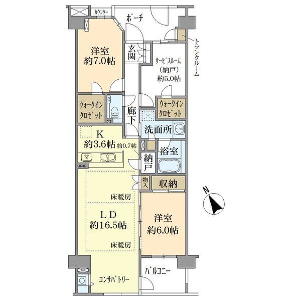 間取図(平面図)