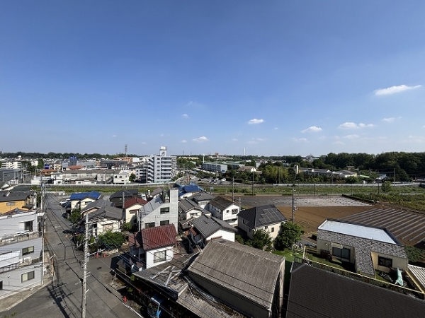 南向きで日当たり良好