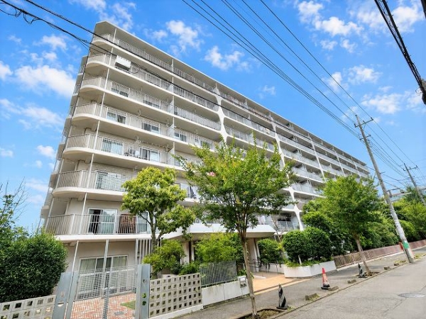 耐震補強工事実施につき新耐震基準適合マンション※外観写真CG画像