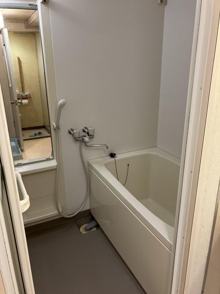 浴室(鏡にトイレが写りこんでいます)※備品等は価格に含まれません