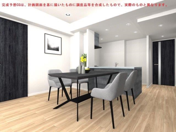 LD　完成予想CGにつき実際とことなるほか、家財は付属しません
