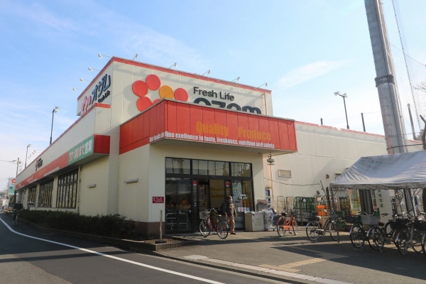 スーパーオザム調布多摩川店まで徒歩6分（約420ｍ）