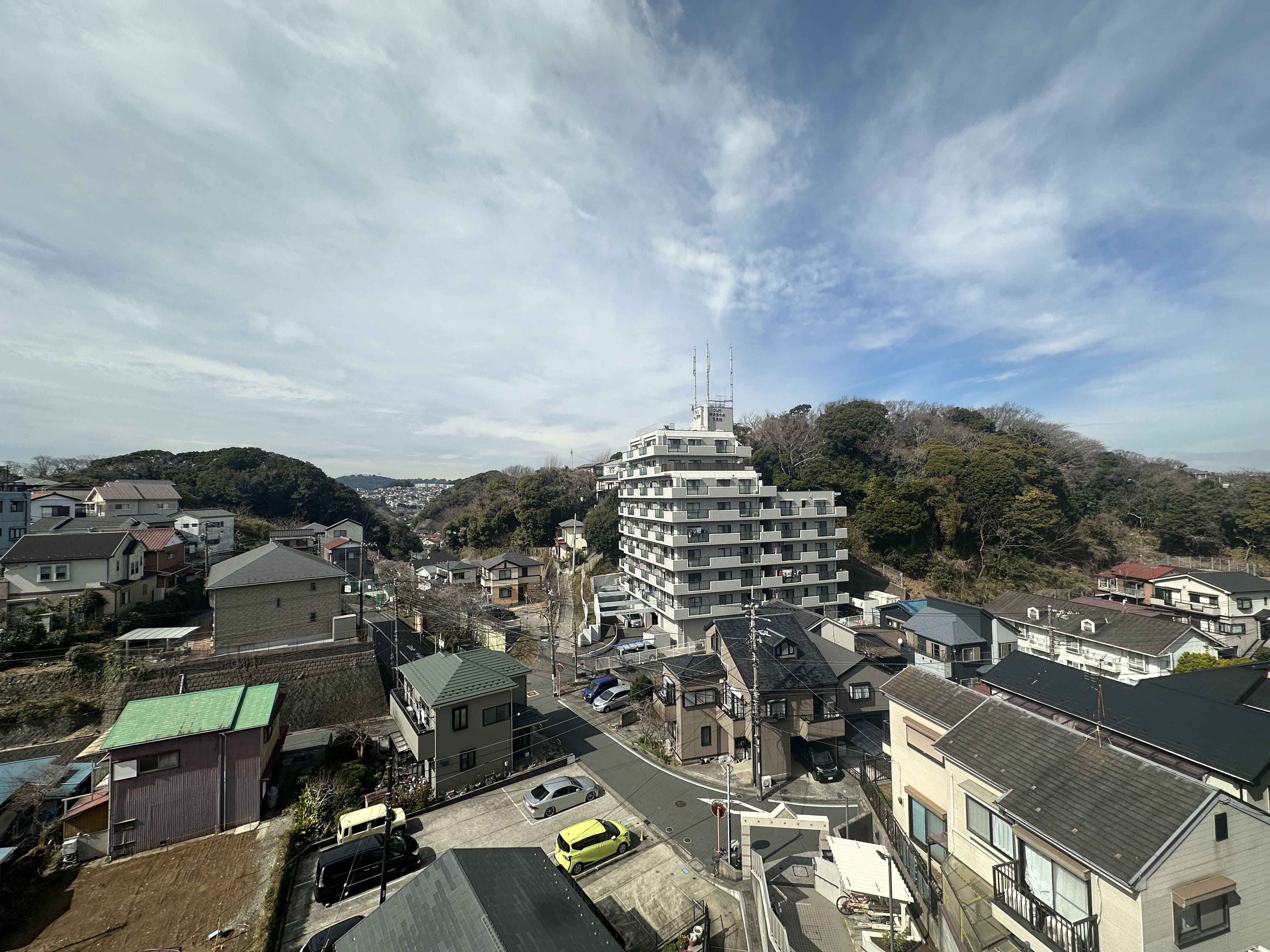 前面に高い建物がなく眺望良好です。