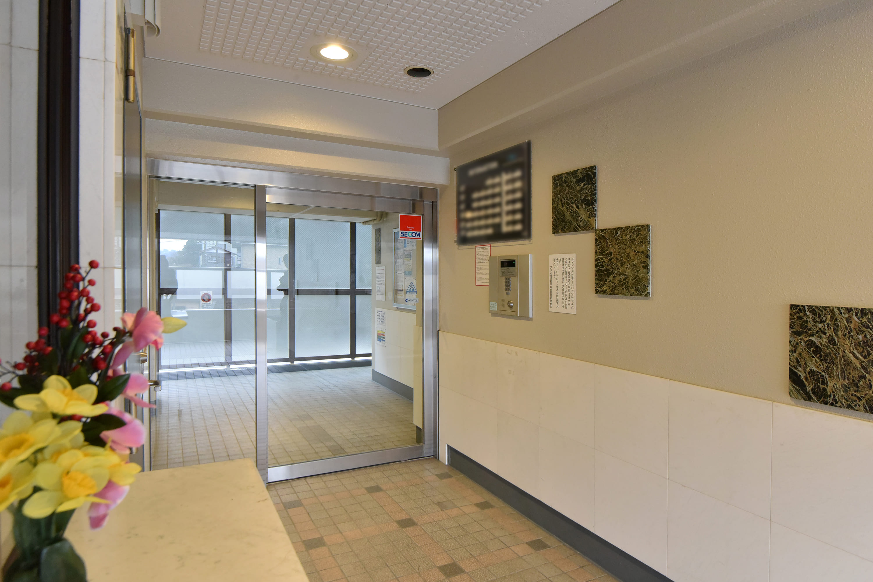 オートロック付きでセキュリティ面でも安心です。