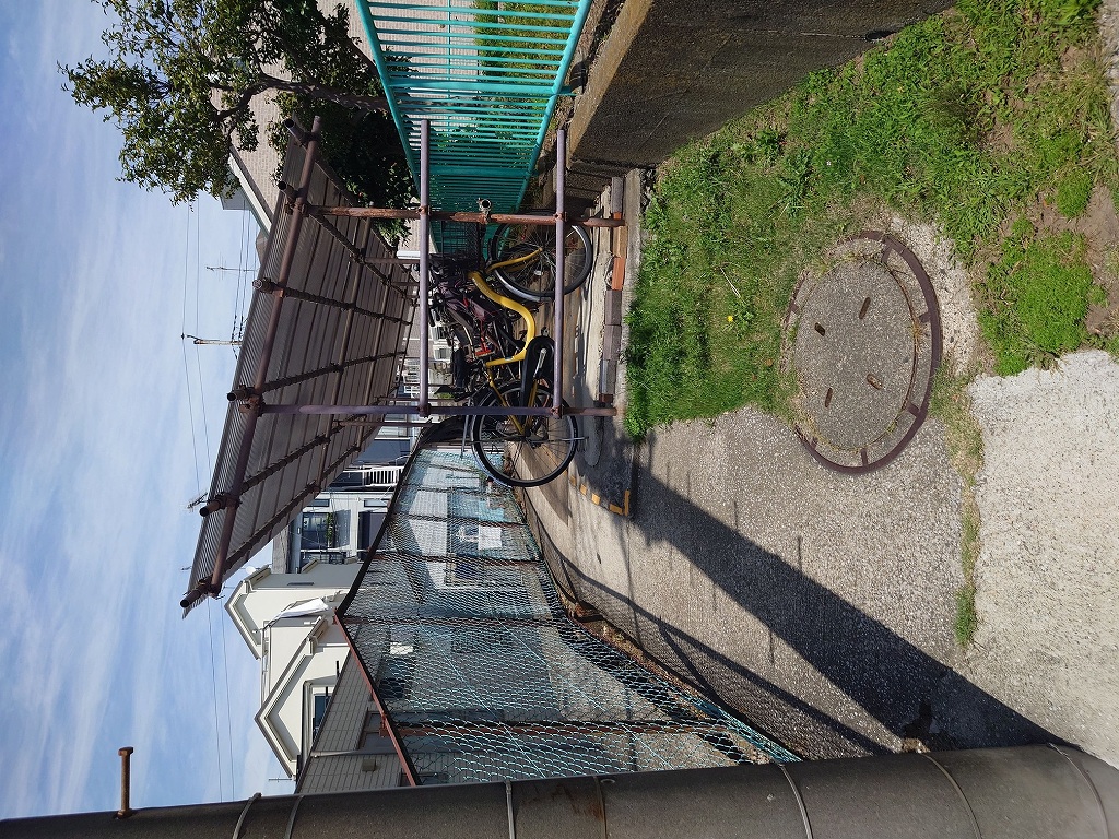 無償でお使いいただける敷地内駐輪場。