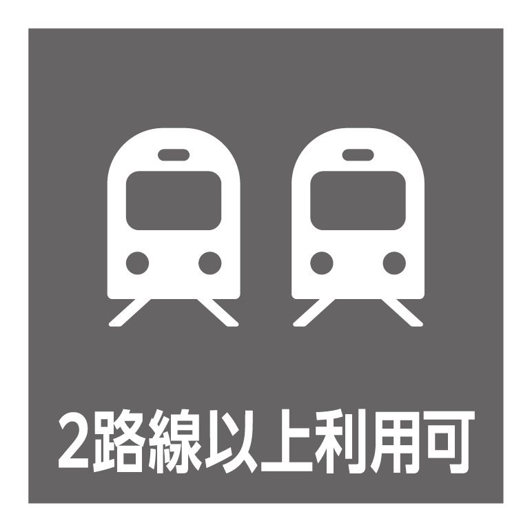 3路線利用可能な好立地！