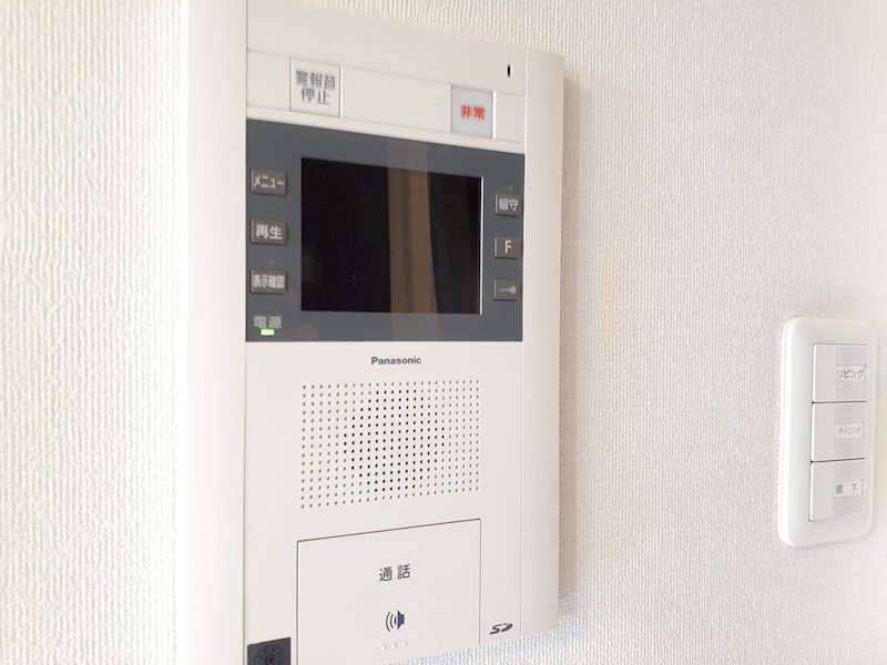 安全・安心・便利なTVモニター付きインターホン。