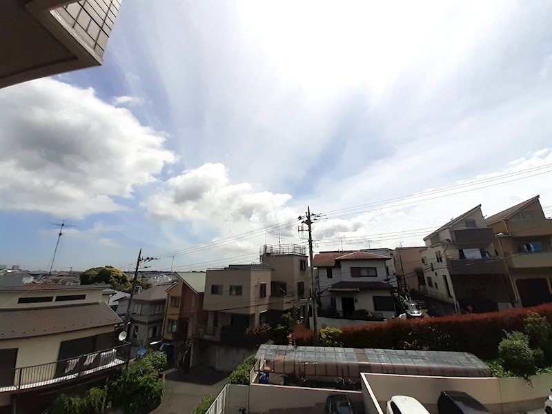 開放感あふれる眺望。※バルコニーからの眺望。
