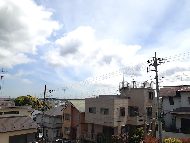 遮るものの少ない、開放的な眺望が魅力。※バルコニーからの眺望。