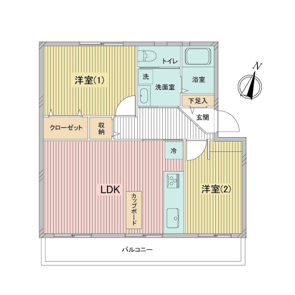 51.18㎡の2LDK