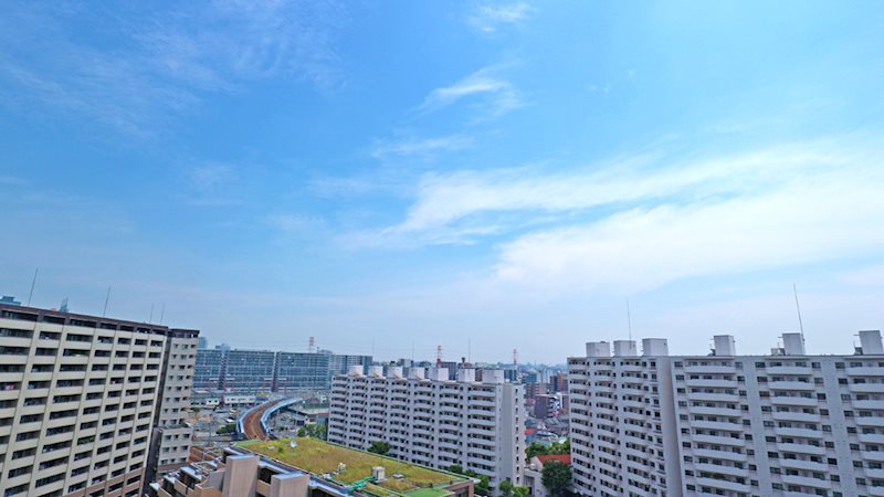 <バルコニーからの眺望>2026年8月撮影