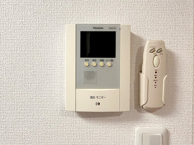 【インターフォン】来客者を確認できるＴＶモニタ付インターフォン
