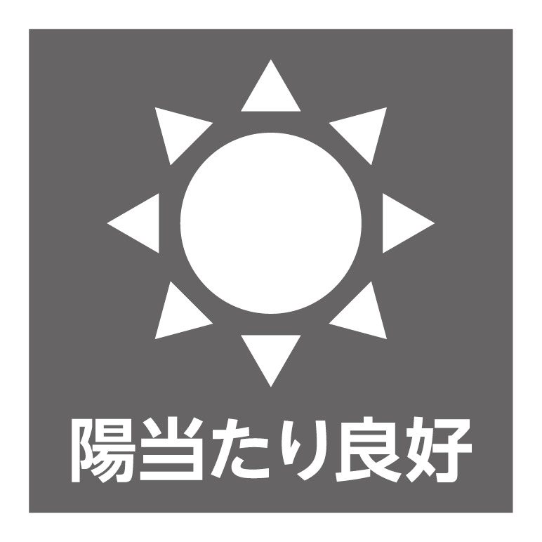 お部屋の奥まで豊かな自然光が届く、陽当たり良好な住空間です。日中は照明なしでも明るく過ごせるほ・・・
