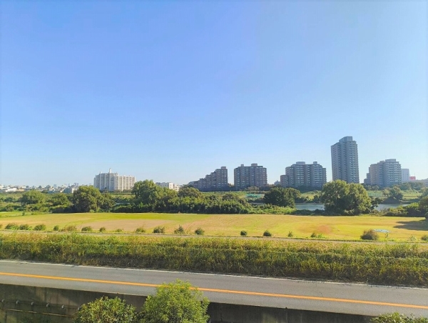 住戸からの開放的な眺望。