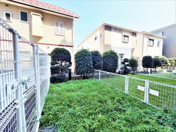 約19.20平米の広々とした専用庭