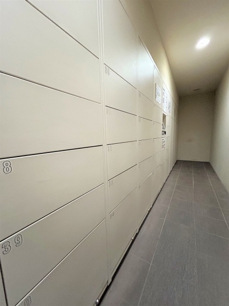 不在時に荷物の受取が可能な宅配ロッカー