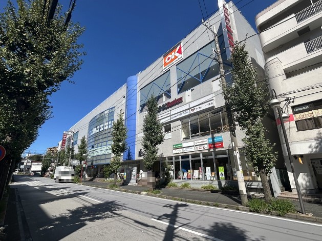 【オーケーストア青葉台店】徒歩2分。営業時間は8:30～21:30。生鮮食品や日用品、酒類の取り扱いがあるスーパーです。電子マネーやクレジットカードでの支払いが可能。