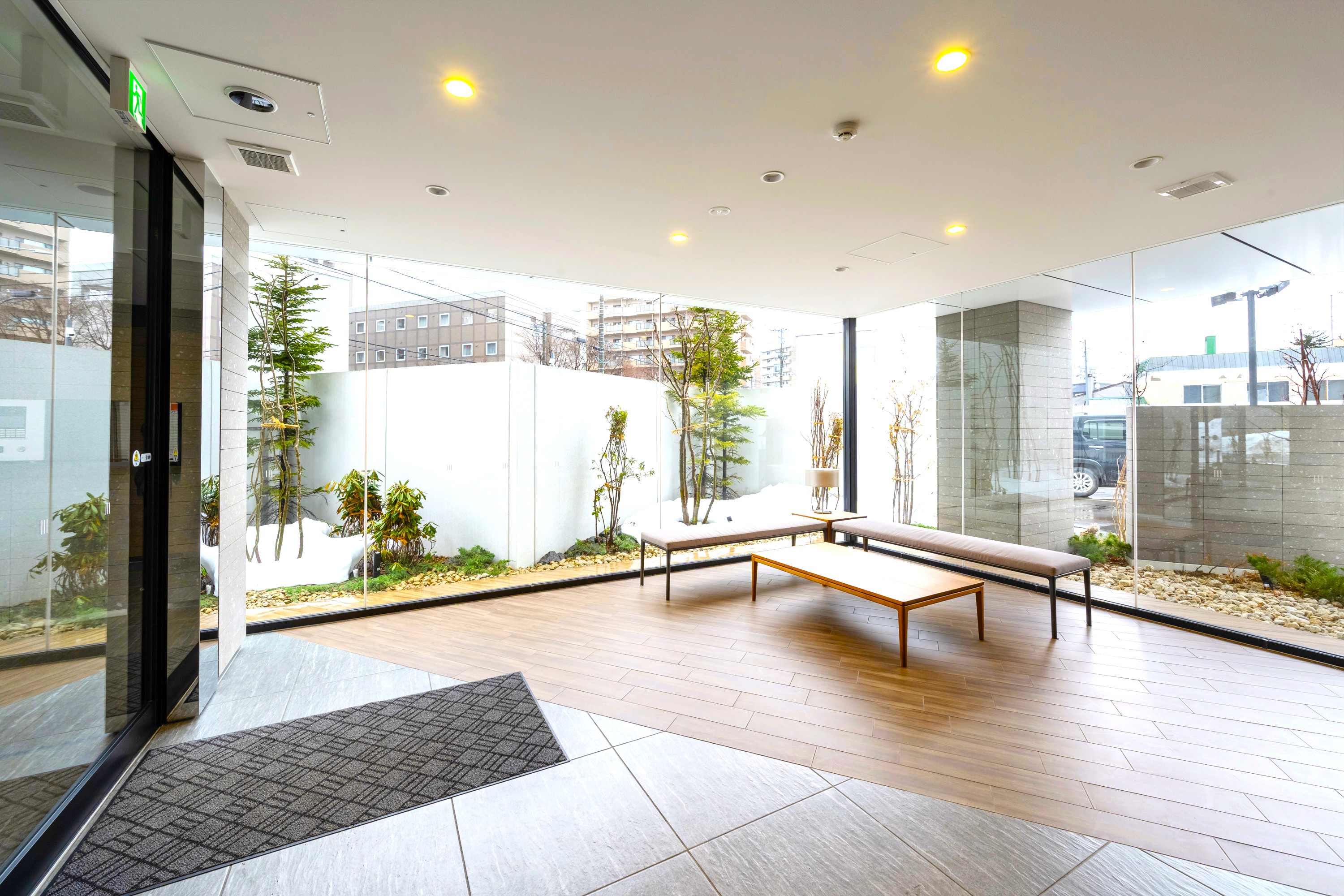 オートロック内にあるエントランスホール