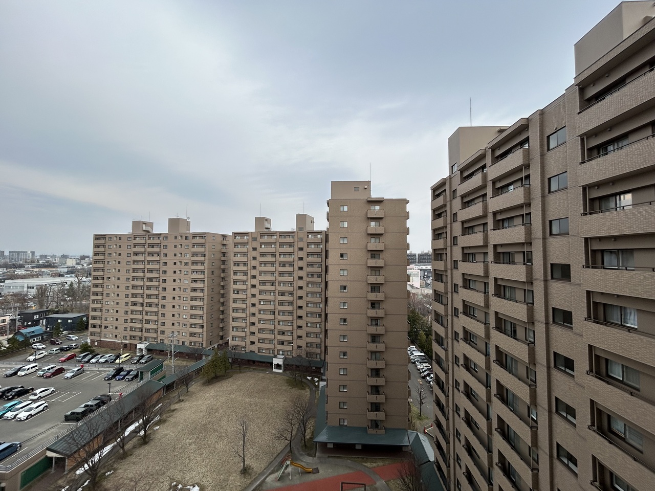 東側バルコニーからの眺望