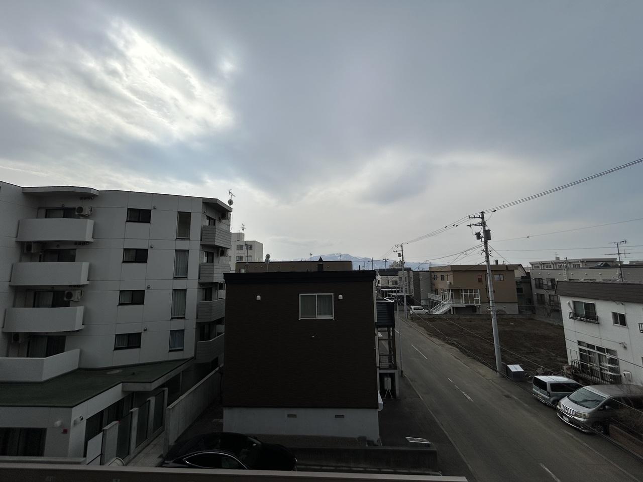 住戸西側からの眺望です。