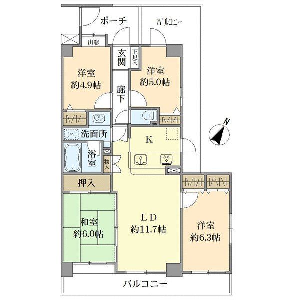 間取図(平面図)