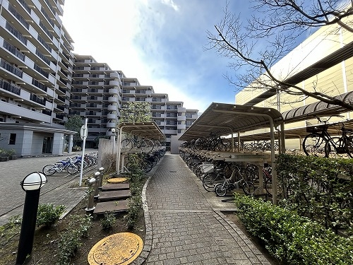 整備された駐輪場