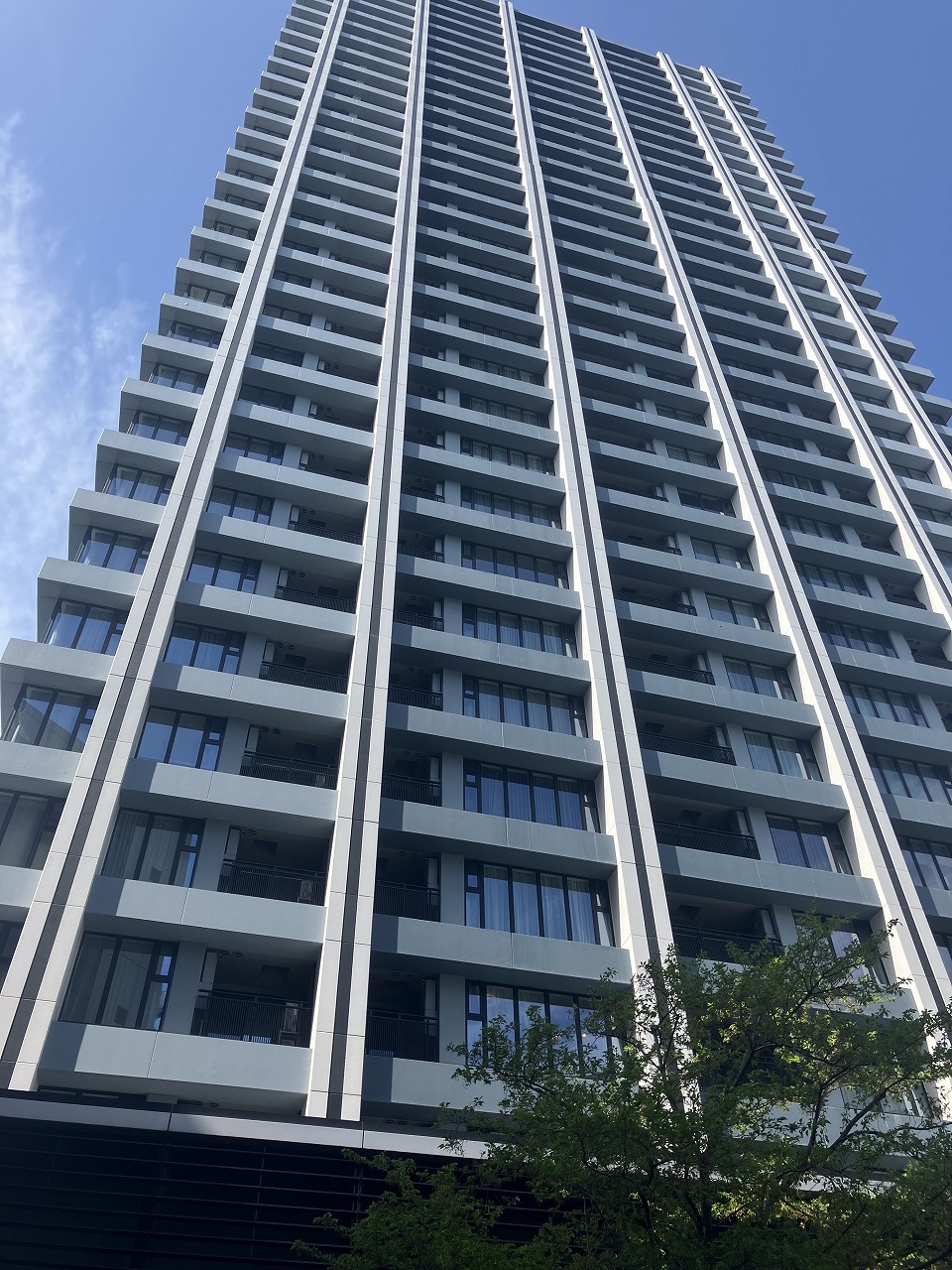 【外観写真】総戸数411戸の免震タワーレジデンス。大切なペットと一緒に暮らせます(規約による制限有)。