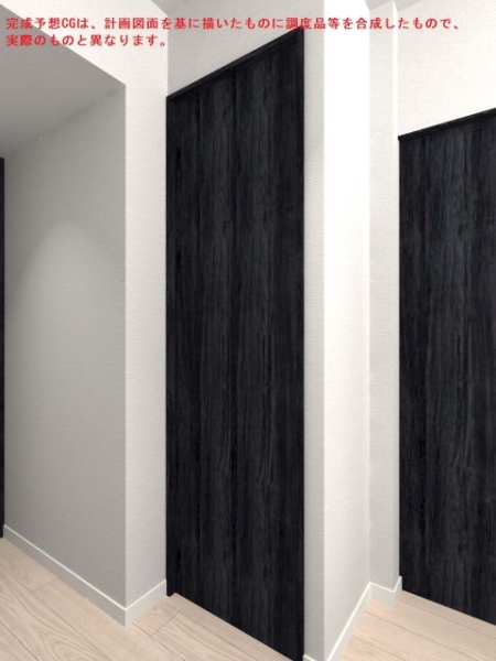 リビング収納完成予想CG画像