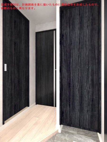 玄関完成予想CG画像