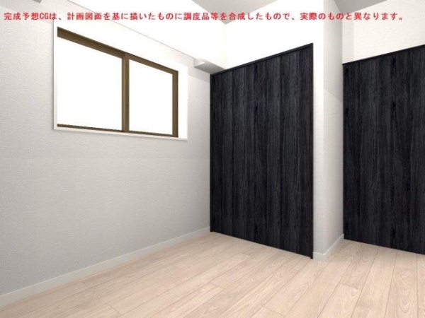 洋室（約3.4帖）完成予想CG画像