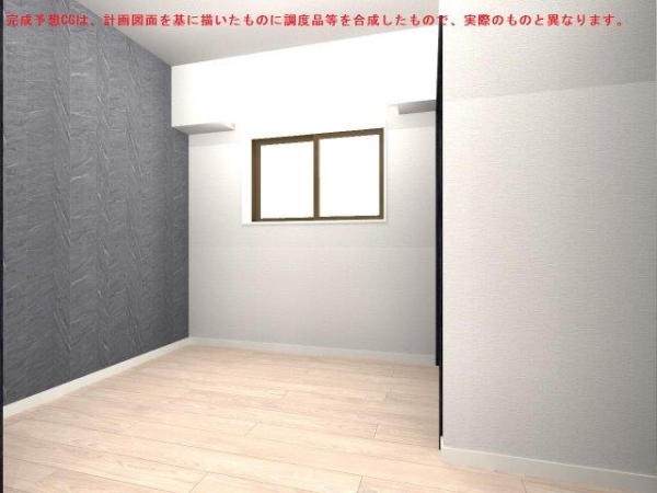 洋室（約3.4帖）完成予想CG画像
