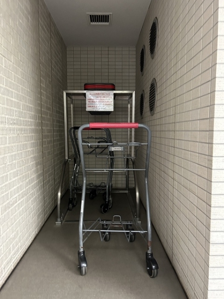 荷物を運ぶのに便利なカートです