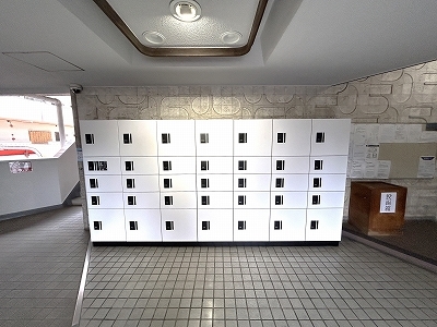 宅配ボックス導入済み　不在時でもお荷物が受け取れます。
