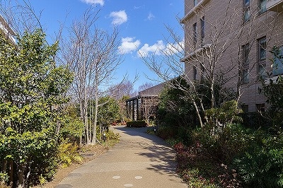 エントランスまでのアプローチです。
