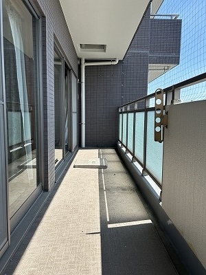 陽当りの良いバルコニー