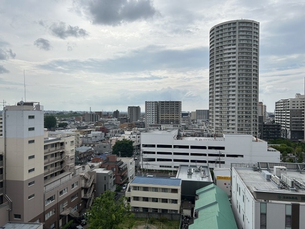 10階角住戸につき眺望、陽当り良好