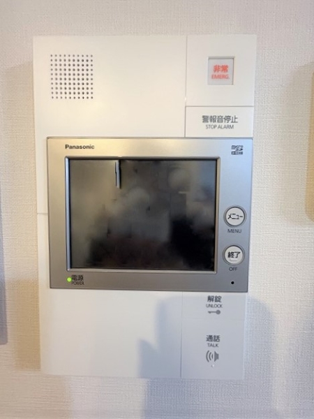 カラーモニター付きインターホン