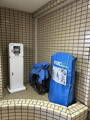 AED　車いす