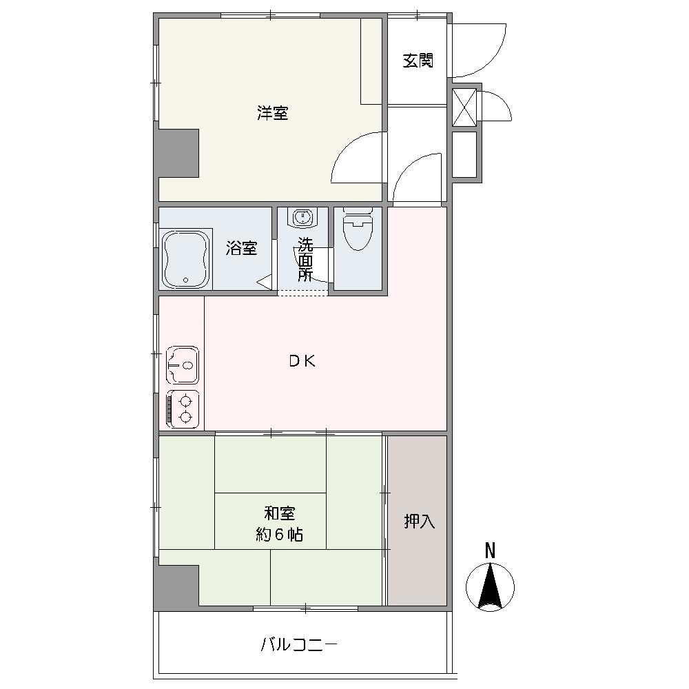 南×西角住戸により、心地よい陽光と風が入り込みます。水回りが集約された、家事動線がスムーズな間取り設計です。キッチン、浴室にも窓があるので換気がしやすいです。