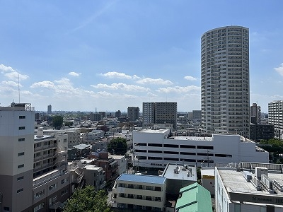 10階角住戸につき眺望、陽当り良好