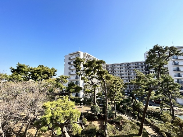 建物の圧迫感のない、良好な眺望環境です