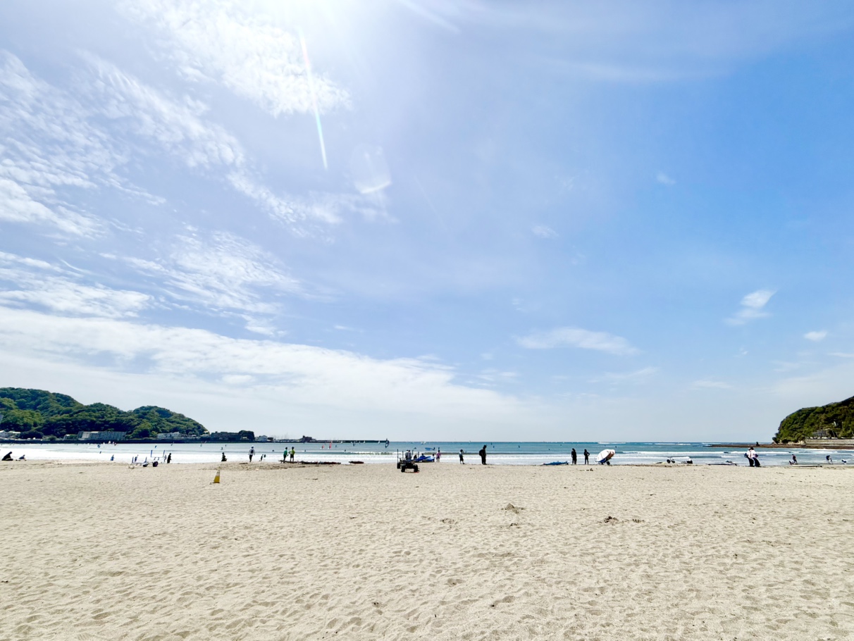 逗子海岸まで徒歩1分（約70m）