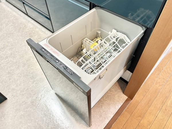 洗い物の時間を短縮！ビルトイン食器洗い乾燥機！